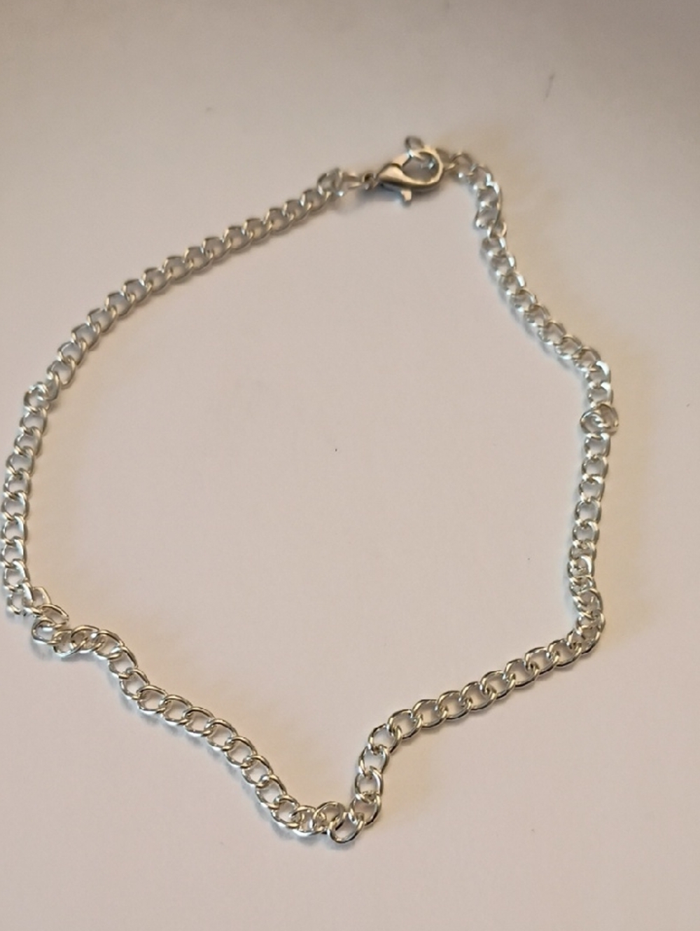 Silver Chain Bracelet - Classic Curb Link
